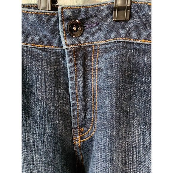 Vintage Ed Hardy Rhinestone "Love Kills Slowly" Jeans Size‎ 18 Denim Skull Heart - Picture 5 of 8